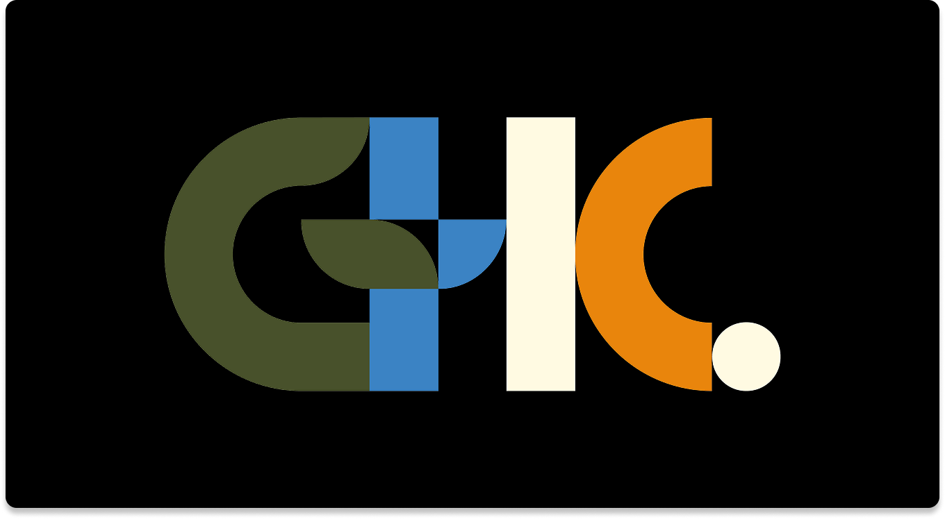 Chosen monogram — the colorful GHC mark