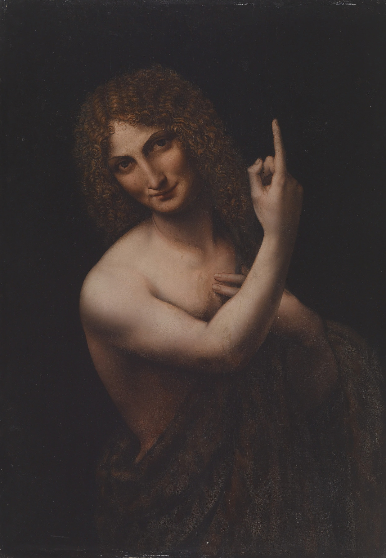 St. John the Baptist — Leonardo da Vinci (public domain)